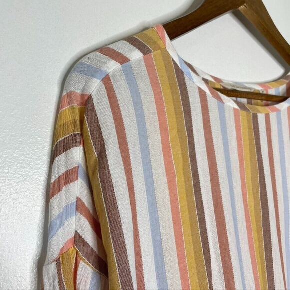 Soft Surrounding Striped Long Sleeve Beach Shirt Size Medium Women’s - Picture 4 of 10